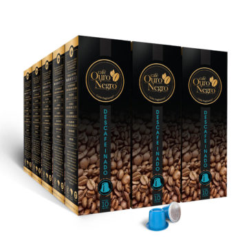 Café Ouro Negro <br>Descafeinado para Nespresso<br>Kit 150 Cápsulas