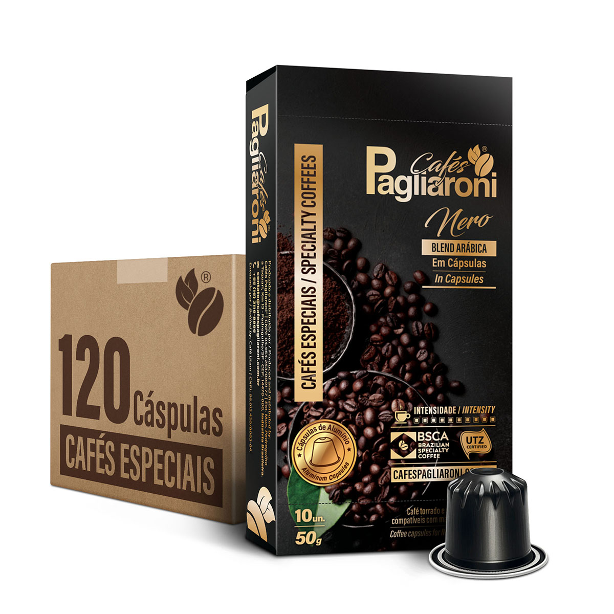 Pack 120 Cápsulas de Café Sabores para Nespresso